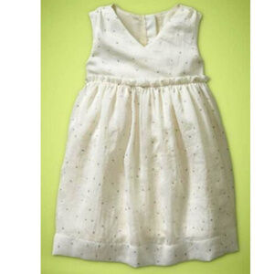 Baby Gap Photo Op Silky Silver Polka Dot Party NWT